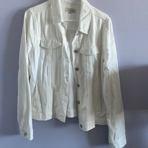 Thread and Supply White Denim Jacket - M